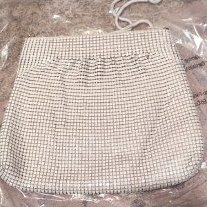 White Sequin Purse